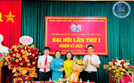 Chi bộ Ban Quản lý dự án Đầu tư - Hạ tầng xã Thiên Lộc tổ chức Đại hội lần thứ I, nhiệm kỳ 2025 - 2030