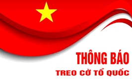 Thông báo treo cờ Tổ quốc chào mừng Đại hội đại biểu Đảng bộ phường Thanh Xuân lần thứ I, nhiệm kỳ 2025-2030
