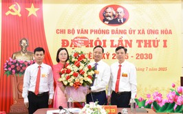 ĐẠI HỘI CÁC CHI BỘ CƠ QUAN ĐẢNG XÃ ỨNG HOÀ THÀNH CÔNG TỐT ĐẸP.