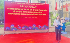 Phường Ba Đình: Tổ chức Lễ ra quân cao điểm thực hiện phong trào “Sáng- Xanh-Sạch- Đẹp” nhân dịp kỷ niệm 80 năm Cách mạng tháng Tám và Quốc khánh 2/9