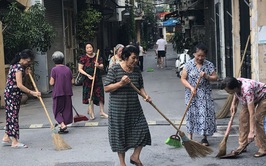 Khương Đình: Đồng loạt ra quân vệ sinh môi trường, lan tỏa phong trào “Sáng - Xanh - Sạch - Đẹp” đến từng khu dân cư