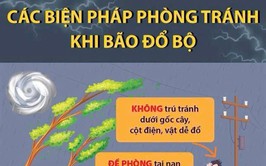 CÁC BIỆN PHÁP PHÒNG TRÁNH KHI BÃO ĐỔ BỘ