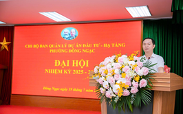 CÁC CHI BỘ TRỰC THUỘC ĐẢNG BỘ UBND PHƯỜNG ĐÔNG NGẠC TỔ CHỨC ĐẠI HỘI LẦN THỨ I, NHIỆM KỲ 2025 - 2030