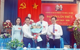 Chi bộ Phòng Văn hóa – Xã hội xã Xuân Mai đã tổ chức thành công Đại hội lần thứ nhất, nhiệm kỳ 2025–2030