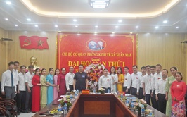 Chi bộ Phòng Kinh tế xã Xuân Mai tổ chức thành công Đại hội chi bộ lần thứ nhất, nhiệm kỳ 2025 - 2030