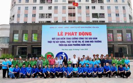 Lễ phát động cao điểm ra quân đảm bảo trật tự đô thị, trật tự xây dựng, vệ sinh môi trường trên địa bàn phường Yên Hòa