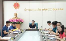Xã Gia Lâm họp trực tuyến triển khai các phương án ứng phó bão số 3
