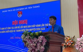 Đoàn Thanh niên xã Tiến Thắng tổ chức Hội nghị công bố quyết định về công tác cán bộ và ra quân Chiến dịch Thanh niên tình nguyện hè năm 2025