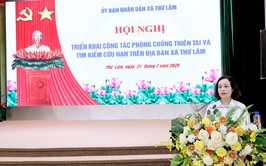 UBND XÃ THƯ LÂM TỔ CHỨC HỘI NGHỊ TRIỂN KHAI CÔNG TÁC PHÒNG, CHỐNG THIÊN TAI VÀ TÌM KIẾM CỨU NẠN ỨNG PHÓ CƠN BÃO SỐ 3.