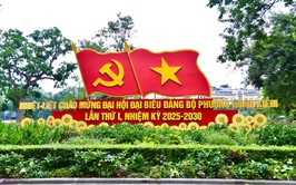 Đường phố tưng bừng cờ hoa chào mừng Đại hội Đại biểu phường Hoàn Kiếm lần thứ I, nhiệm kỳ 2025 - 203