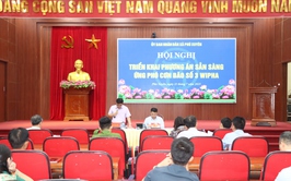 Hội nghị triển khai phướng án sẵn sàng ứng phó với cơn bão số 3 WIPHA