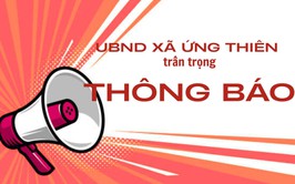 UBND xã Ứng Thiên triển khai mạnh mẽ việc tiếp nhận, giải quyết thủ tục hành chính trực tuyến