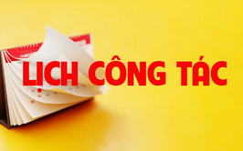 LỊCH CÔNG TÁC TUẦN CỦA LÃNH ĐẠO TRUNG TÂM