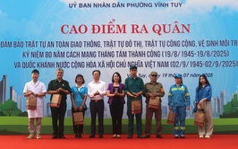 Phường Vĩnh Tuy: Tổ chức Đợt cao điểm ra quân TTĐT, TTATGT, TTCC, VSMT nhân dịp kỷ niệm 80 năm Cách mạng tháng Tám và Quốc khánh 2/9
