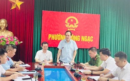 Lãnh đạo Đảng uỷ, UBND phường Đông Ngạc kiểm tra công tác phòng, chống bão số 3