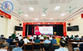 Xã Thiên Lộc tổ chức hội nghị triển khai công tác phòng, chống và khắc phục ảnh hưởng của cơn bão số 03 - Wipha
