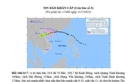 Tin bão khẩn cấp cơn bão số 3