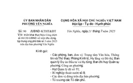 PHƯỜNG YÊN NGHĨA TĂNG CƯỜNG TRIỂN KHAI CÁC BIỆN PHÁP CHỦ ĐỘNG ỨNG PHÓ BÃO SỐ 3 NĂM 2025