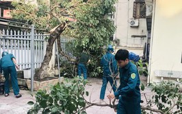 Phường Thanh Xuân chủ động ứng phó với bão số 3