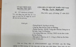 Phường Phú Diễn chủ động ứng phó bão số 3 và nguy cơ mưa lớn, lũ, ngập lụt, sạt lở trên địa bàn phường