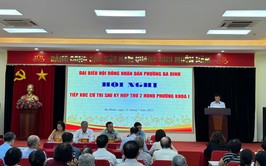 HĐND phường Ba Đình tổ chức Hội nghị tiếp xúc cử tri sau kỳ họp thứ Hai