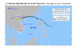 Tin bão khẩn cấp cơn bão số 3