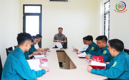 Chủ tịch UBND xã Nguyễn Trung Thành kiểm tra công tác phòng chống cơn bão số 3 và phòng chống thiên tai năm 2025