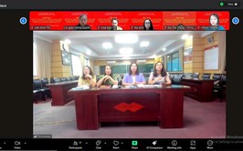 CHI BỘ TRƯỜNG TIỂU HỌC AN HOÀ TỔ CHỨC CUỘC HỌP TRỰC TUYẾN LẤY Ý KIẾN ĐẢNG VIÊN VỀ DỰ THẢO BÁO CÁO CHÍNH TRỊ CỦA BAN CHẤP HÀNH ĐẢNG BỘ PHƯỜNG CẦU GIẤY