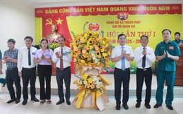 Đại hội Chi bộ Quân sự xã Thạch Thất nhiệm kỳ 2025 - 2030 thành công tốt đẹp