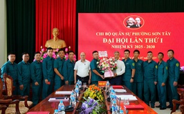 ĐẠI HỘI CHI BỘ QUÂN SỰ PHƯỜNG SƠN TÂY LẦN THỨ I NHIỆM KỲ 2025–2030