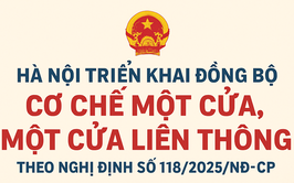 Triển khai toàn diện Nghị định 118/2025/NĐ-CP về cải cách thủ tục hành chính theo cơ chế một cửa, một cửa liên thông
