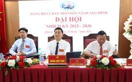 Đại hội Đảng bộ UBND xã Quang Minh lần thứ I, nhiệm kỳ 2025-2030