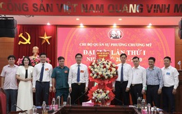 Chi bộ Quân sự phường Chương Mỹ tổ chức thành công Đại hội Chi bộ lần thứ I, nhiệm kỳ 2025 -2030