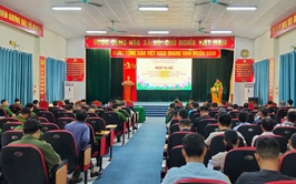 Công an xã An Khánh tổ chức hội nghị sơ kết 01 năm triển khai lực lượng tham gia bảo vệ an ninh, trật tự ở cơ sở