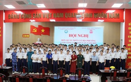 XÃ BÌNH MINH PHỐI HỢP VỚI TRUNG TÂM ĐÀO TẠO VÀ BỒI DƯỠNG NGHIỆP VỤ CẢNH SÁT BIỂN LÀM CÔNG TÁC DÂN VẬN: LAN TỎA NGHĨA TÌNH QUÂN - DÂN, XÂY DỰNG QUÊ HƯƠNG GIÀU ĐẸP - VĂN MINH