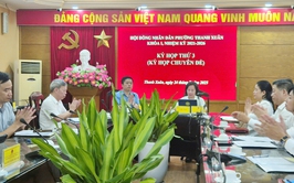 HĐND phường Thanh Xuân tổ chức kỳ họp thứ 3