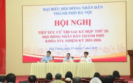 Đại biểu HĐND TP Hà Nội tiếp xúc cử tri 4 xã huyện Mê Linh cũ
