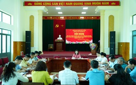Hội nghị Tiểu ban tuyên truyền, khánh tiết và Tiểu ban tổ chức, phục vụ Đại hội đại biểu Đảng bộ xã Chuyên Mỹ lần thứ I, nhiệm kỳ 2025-2030