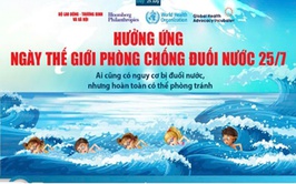 UBND xã chỉ đạo thực hiện các hoạt động hưởng ứng ngày Thế giới phòng, chống đuối nước 25 tháng 7