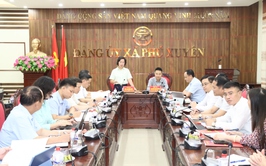 Kiểm tra công tác chuẩn bị Đại hội đại biểu Đảng bộ xã Phú Xuyên, nhiệm kỳ 2025 – 2030