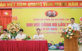 Đại hội Đảng bộ Công an xã Phúc Lộc lần thứ I, nhiệm kỳ 2025 – 2030