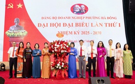 Đại hội đại biểu Đảng bộ Doanh nghiệp phường Hà Đông lần thứ I, nhiệm kỳ 2025–2030 thành công tốt đẹp
