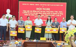 Phúc Lộc tổ chức Hội nghị gặp mặt cán bộ, công chức, viên chức, lao động hợp đồng là con của gia đình chính sách và người có công