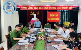 Đội Chữa cháy và CNCH khu vực số 3 tham mưu tổ chức làm việc, hướng dẫn UBND xã Thiên Lộc, UBND xã Vĩnh Thanh về việc triển khai thực hiện các nhiệm vụ trọng tâm, cấp bách về công tác PCCC và CNCH.