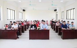 Xã Quốc Oai tổ chức hội nghị khởi công phần bổ sung công trình Trường Tiểu học Thạch Thán