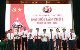 Đại hội Đảng bộ UBND xã Ứng Thiên lần thứ nhất, nhiệm kỳ 2025-2030