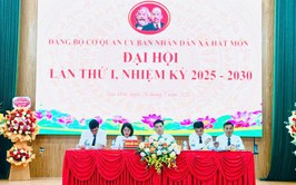 Đại hội Đảng bộ UBND xã Hát Môn lần thứ I, nhiệm kỳ 2025 - 2030: Dấu mốc quan trọng trong xây dựng chính quyền cơ sở vững mạnh, phục vụ Nhân dân.