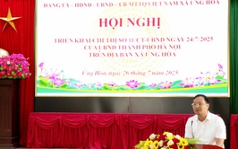 ỨNG HÒA: CHỦ ĐỘNG, QUYẾT TÂM TẠO ĐỘT PHÁ TRONG THỰC HIỆN CHUYỂN ĐỔI SỐ.