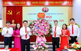 Đại hội Chi bộ Phòng Văn hóa - Xã hội phường Nghĩa Đô lần thứ I, nhiệm kỳ 2025 - 2030