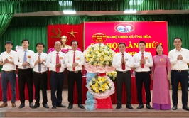 ĐẢNG BỘ UBND XÃ ỨNG HÒA TỔ CHỨC THÀNH CÔNG ĐẠI HỘI LẦN THỨ NHẤT, NHIỆM KỲ 2025 -2030.